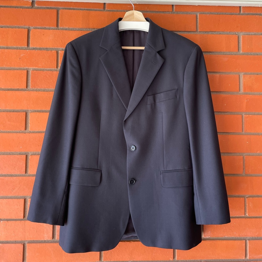 BROOKS BROTHERS Men's 346 Navy Blue Suit Jacket Size 38S